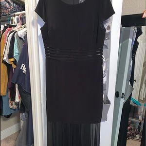 Black see-through dress